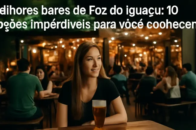 Melhores bares de Foz do Iguaçu: 10 opções imperdíveis para você conhecer